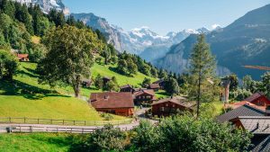 Pogoda w maj 2018 w Wengen, Szwajcaria